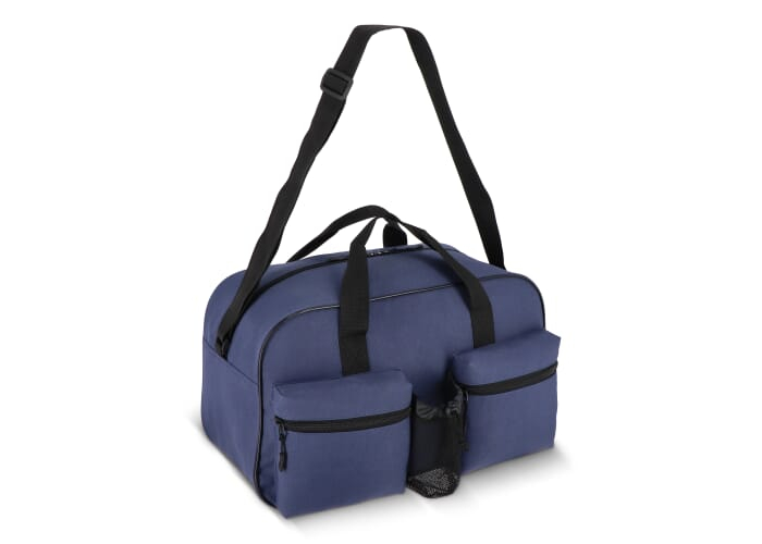 Sac de sport publicitaire à poches multiples Bleu foncé